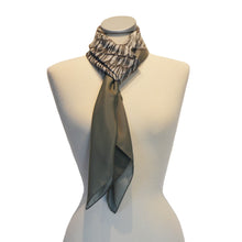 Load image into Gallery viewer, Scarf in 100% Silk - The Signature Collection - Eagle in green antracit - By Geijer